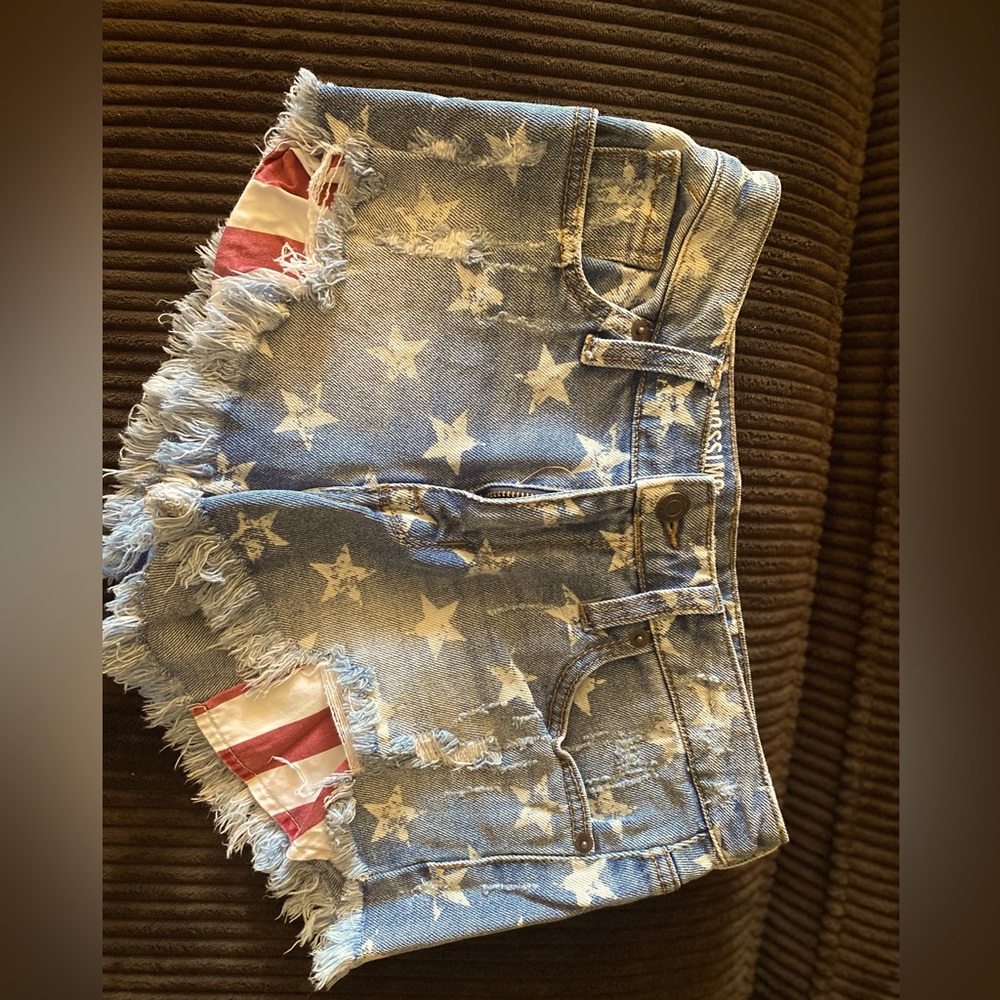 Red white and Blue American Shorts